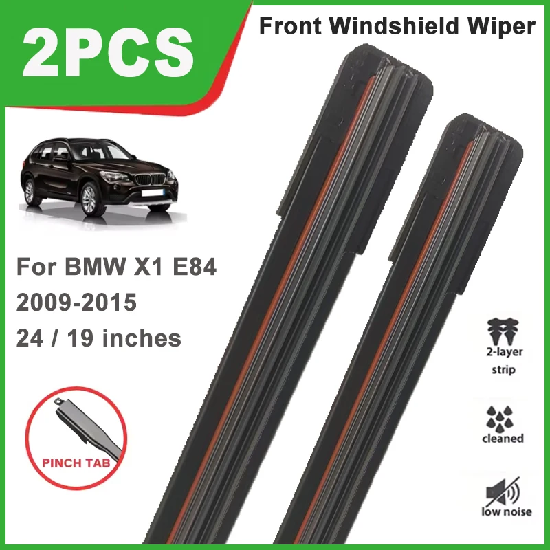 24"+19" Double Rubber Front Wiper Blades, Durable Windscreen Windshield Replacement Parts For BMW X1 E84 2009-2015 2010 2011
24"+19" Double Rubber Front Wiper Blades, Durable Windscreen Windshield Replacement Parts For BMW X1 E84 2009-2015 2010 2011