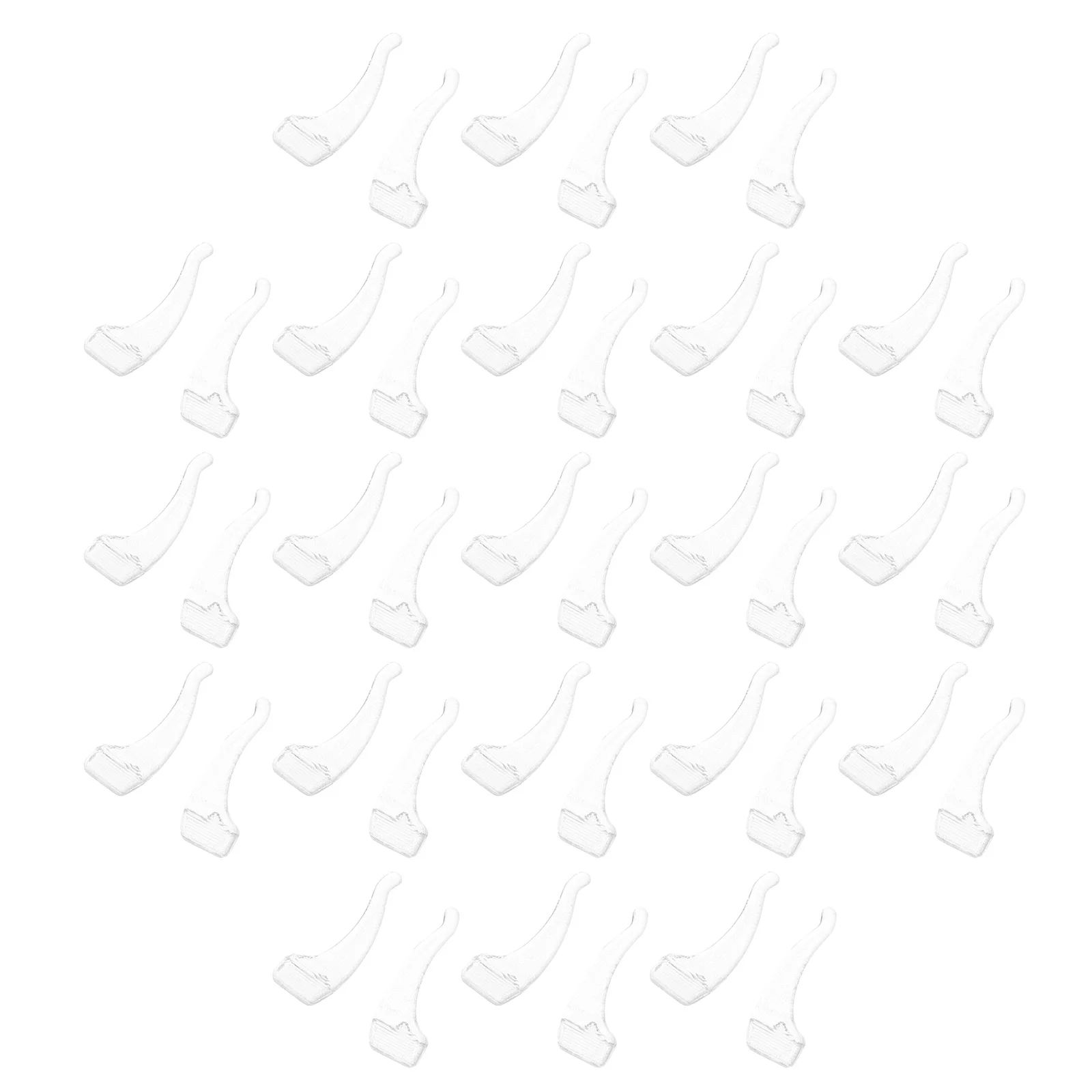 50Pairs Silicone Eyeglass Ear Grips Clear Non Slip Ear Hooks for Secure Glasses Fit Lightweight Flexible Temple Tips for All
50Pairs Silicone Eyeglass Ear Grips Clear Non Slip Ear Hooks for Secure Glasses Fit Lightweight Flexible Temple Tips for All