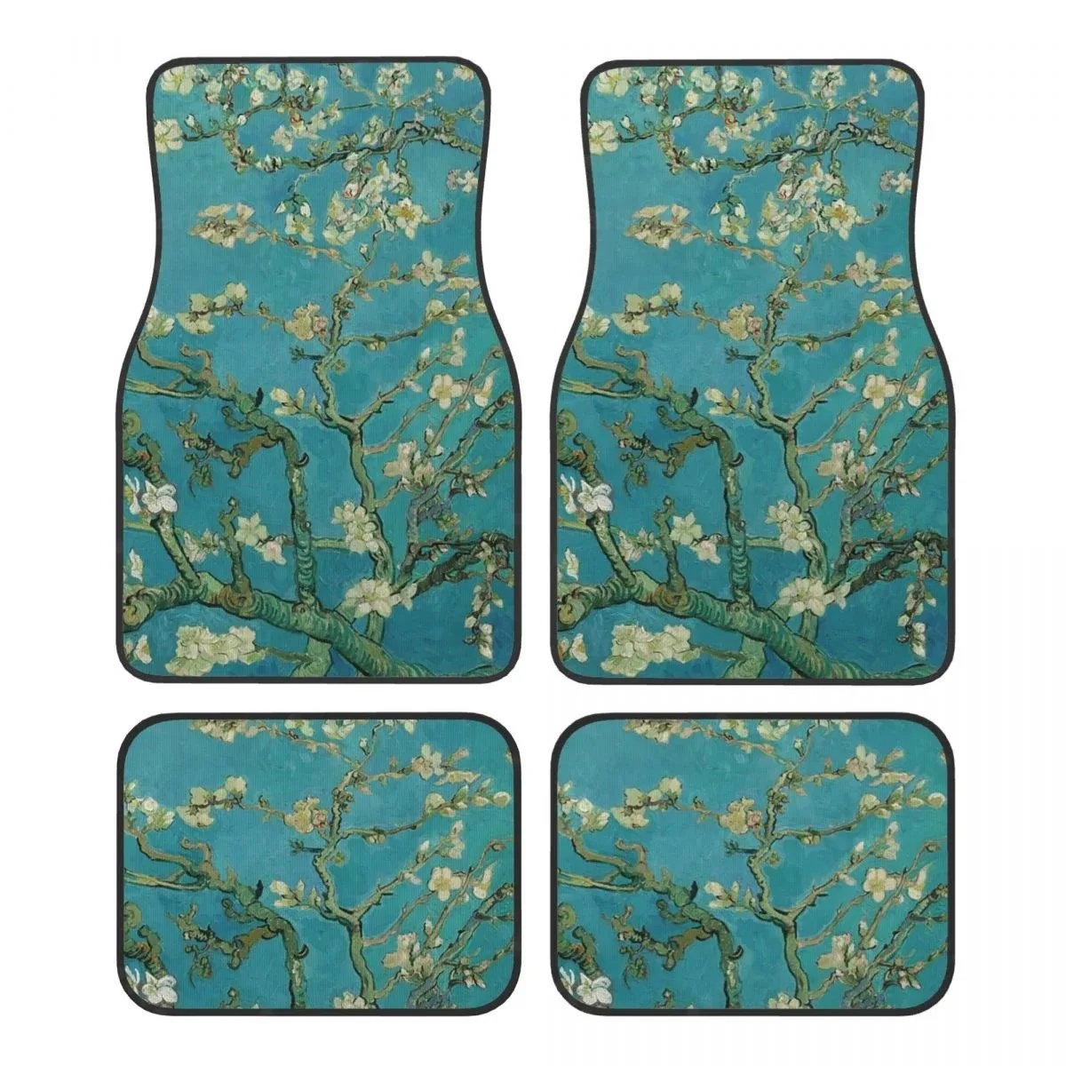 Vincent Van Gogh Almond Blossom Sling Car Floor Mats 4 Pcs Universal Front and Rear Foot Mats with Non-Slip Rubber Backing
Vincent Van Gogh Almond Blossom Sling Car Floor Mats 4 Pcs Universal Front and Rear Foot Mats with Non-Slip Rubber Backing