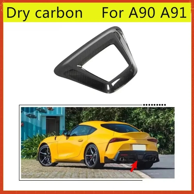 For TOYOTA Supra GR A90 A91 MK5 Real Dry Carbon Fiber Rear Fog Light Bezel 2019-2024 Exterior Modification Body Kit Accessories
For TOYOTA Supra GR A90 A91 MK5 Real Dry Carbon Fiber Rear Fog Light Bezel 2019-2024 Exterior Modification Body Kit Accessories