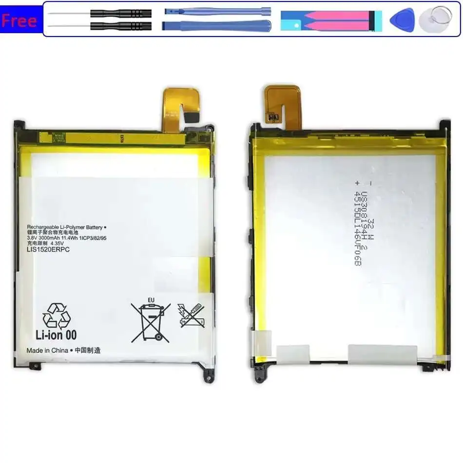 Mobile Phone Battery LIS1520ERPC 3000mAh For Sony Xperia Z Ultra ZU L4 XL39h C6802 C6833 Togari
Mobile Phone Battery LIS1520ERPC 3000mAh For Sony Xperia Z Ultra ZU L4 XL39h C6802 C6833 Togari