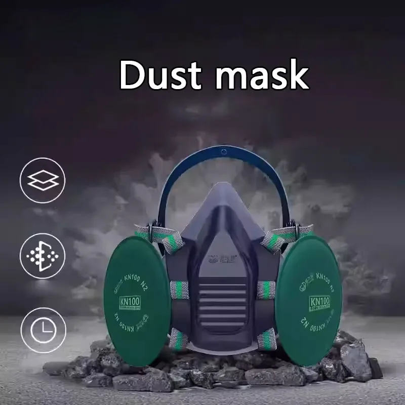 2pcs Industrial Paint Spray Dust Mask Respirator Half Full Face Dust Mask Chemical Organic Vapor Filters Faceseal for Comfort
2pcs Industrial Paint Spray Dust Mask Respirator Half Full Face Dust Mask Chemical Organic Vapor Filters Faceseal for Comfort