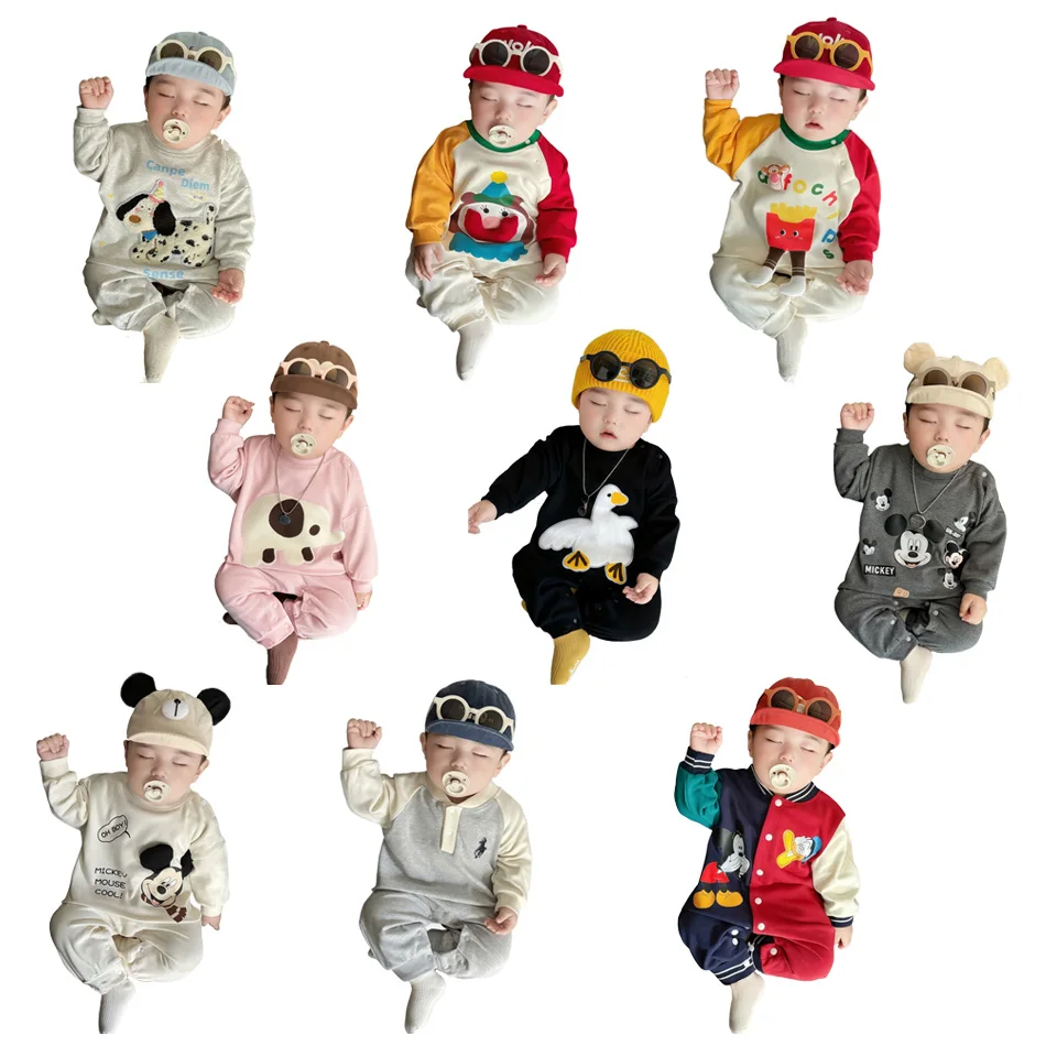 Baby Jumpsuit Spring and Autumn Baby Clothing Class A Cotton Soft and Comfort Climbing Clothing Cartoon Print Daily Casual Wear
Baby Jumpsuit Spring and Autumn Baby Clothing Class A Cotton Soft and Comfort Climbing Clothing Cartoon Print Daily Casual Wear