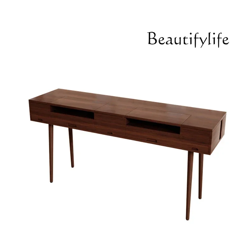 Retro Dressing Manicure Table Japanese Solid Wood Storage Modern Nail Tables Simple Nail Artist Salon Furniture Nail Desk LLMT
Retro Dressing Manicure Table Japanese Solid Wood Storage Modern Nail Tables Simple Nail Artist Salon Furniture Nail Desk LLMT