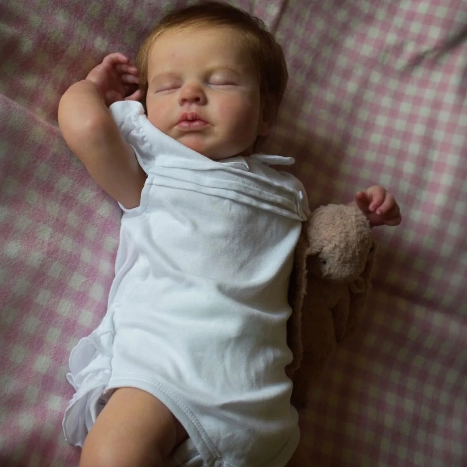 BZDOLL Cloth Body Vinyl Limbs 48 CM Asleep Reborn Baby Doll Toy For Girl Lifelike Collectable Humanoid Doll Kids Birthday Gift
BZDOLL Cloth Body Vinyl Limbs 48 CM Asleep Reborn Baby Doll Toy For Girl Lifelike Collectable Humanoid Doll Kids Birthday Gift