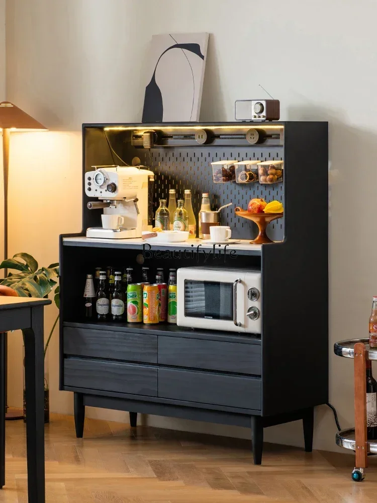 N Nordic Solid Wood Dining Side Coffee Cabinet Tea Wire-Wrap Board Oven Microwave Storage Cabinet
N Nordic Solid Wood Dining Side Coffee Cabinet Tea Wire-Wrap Board Oven Microwave Storage Cabinet