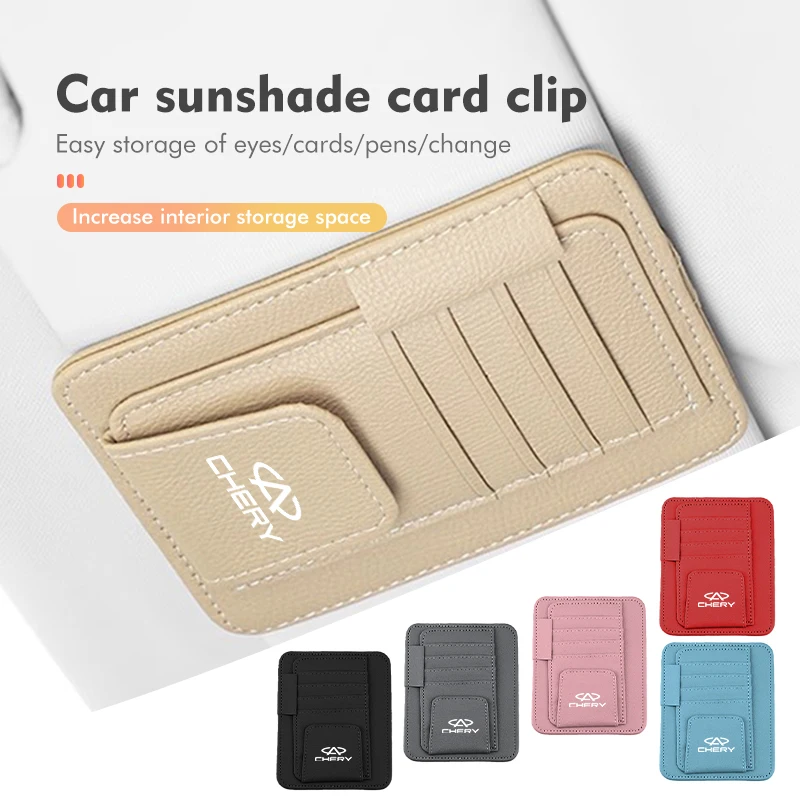 Geely Car Sun Visor Storage Bag Multi-Pocket Card Holder Sunglasses Clip Universal for Geely All Series Auto Interior Parts
Geely Car Sun Visor Storage Bag Multi-Pocket Card Holder Sunglasses Clip Universal for Geely All Series Auto Interior Parts