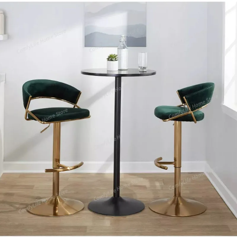 Light Luxury Metal Craft Home Can Be Raised Island Table High Dining Chair Bar Front Desk Cashier Desk Backrest Chairs
Light Luxury Metal Craft Home Can Be Raised Island Table High Dining Chair Bar Front Desk Cashier Desk Backrest Chairs