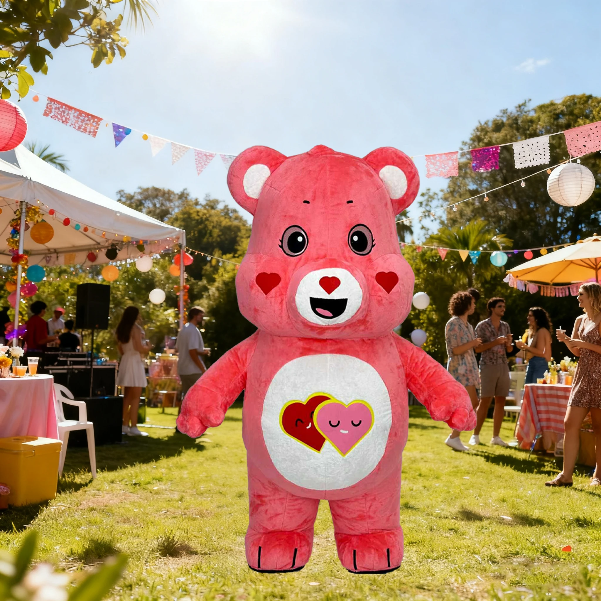 2m/2.6M Inflatable Red Love Bear Costume Mascot Adult Character Cosplay Birthday Halloween Party Event Plush Set No Battery
2m/2.6M Inflatable Red Love Bear Costume Mascot Adult Character Cosplay Birthday Halloween Party Event Plush Set No Battery