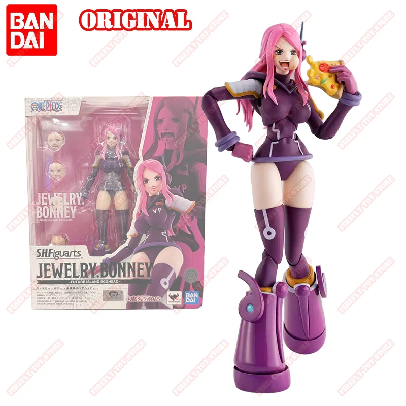 BANDAI Original ONE PIECE Future Island Egghead SHF Jewelry Bonney Anime Figures Action Model Toys
BANDAI Original ONE PIECE Future Island Egghead SHF Jewelry Bonney Anime Figures Action Model Toys