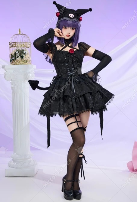 Miccostumes Women's Marinn Cosplay Costume Lolita Dress with Hat and Tail
Miccostumes Women's Marinn Cosplay Costume Lolita Dress with Hat and Tail