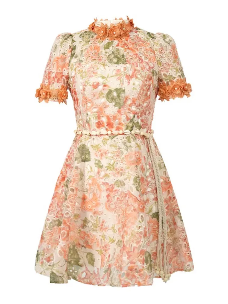 2026 Yellow Stand Collar Short Sleeves Women Dress Bohemian Hollow Out Lace Embroidery Short Dresses For Womens 60304
2026 Yellow Stand Collar Short Sleeves Women Dress Bohemian Hollow Out Lace Embroidery Short Dresses For Womens 60304