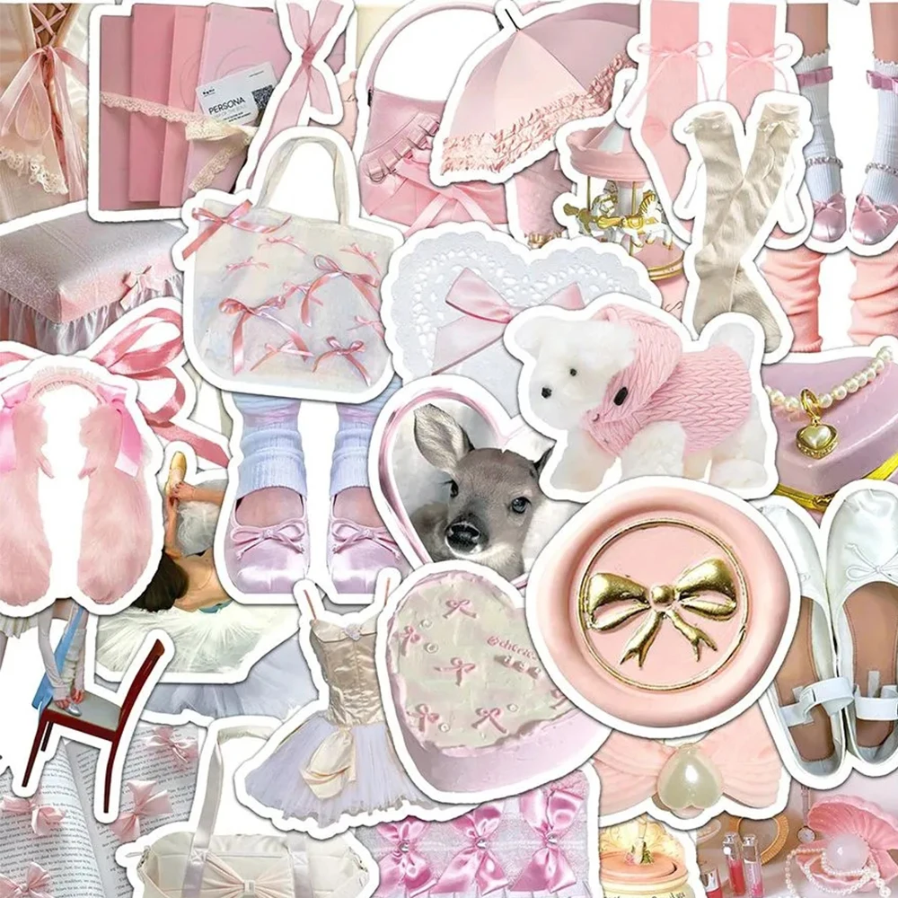 10/30/50pcs Ins Style Pink Girl Heart Stickers Cute Ballet Style Sticker Notebook Suitcase Laptop Kawaii Cartoon Graffiti Decals
10/30/50pcs Ins Style Pink Girl Heart Stickers Cute Ballet Style Sticker Notebook Suitcase Laptop Kawaii Cartoon Graffiti Decals