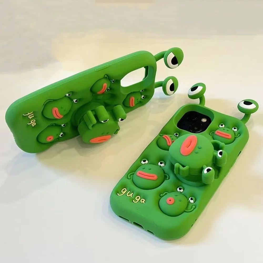 Новый чехол для iPhone 17 16 15 14 13 Pro Max в стиле INS: мультяшный 3D-дизайн с зелеными глазами лягушки, мягкий защитный чехол с вращающимся держателем
Новый чехол для iPhone 17 16 15 14 13 Pro Max в стиле INS: мультяшный 3D-дизайн с зелеными глазами лягушки, мягкий защитный чехол с вращающимся держателем