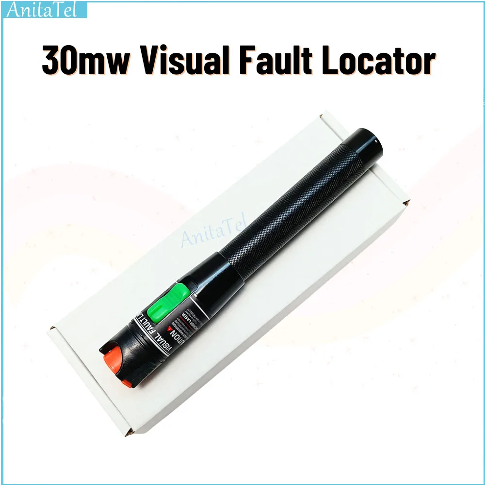 30MW FTTH Fiber Optic Pen Type Red Laser Fiberlight 30KM Visual Fault Locator Optical Cable Tester
30MW FTTH Fiber Optic Pen Type Red Laser Fiberlight 30KM Visual Fault Locator Optical Cable Tester