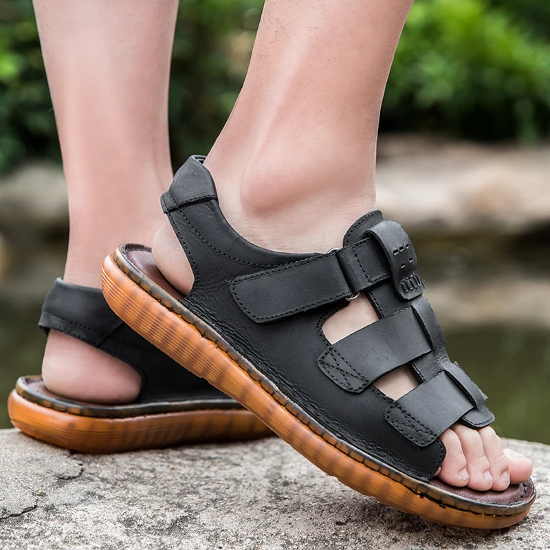 Sports summer sandals Quality genuine leather casual style Versatile beach walking Hot selling youth Plus Size -46 Shoes
Sports summer sandals Quality genuine leather casual style Versatile beach walking Hot selling youth Plus Size -46 Shoes