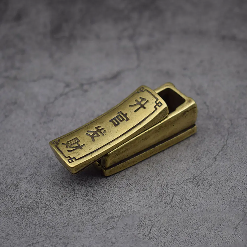 1pc Brass Coffin Decor Miniature Figurines Home Adornment Office Car Wealth Promotion Pure Copper Craft Desktop Gift
1pc Brass Coffin Decor Miniature Figurines Home Adornment Office Car Wealth Promotion Pure Copper Craft Desktop Gift