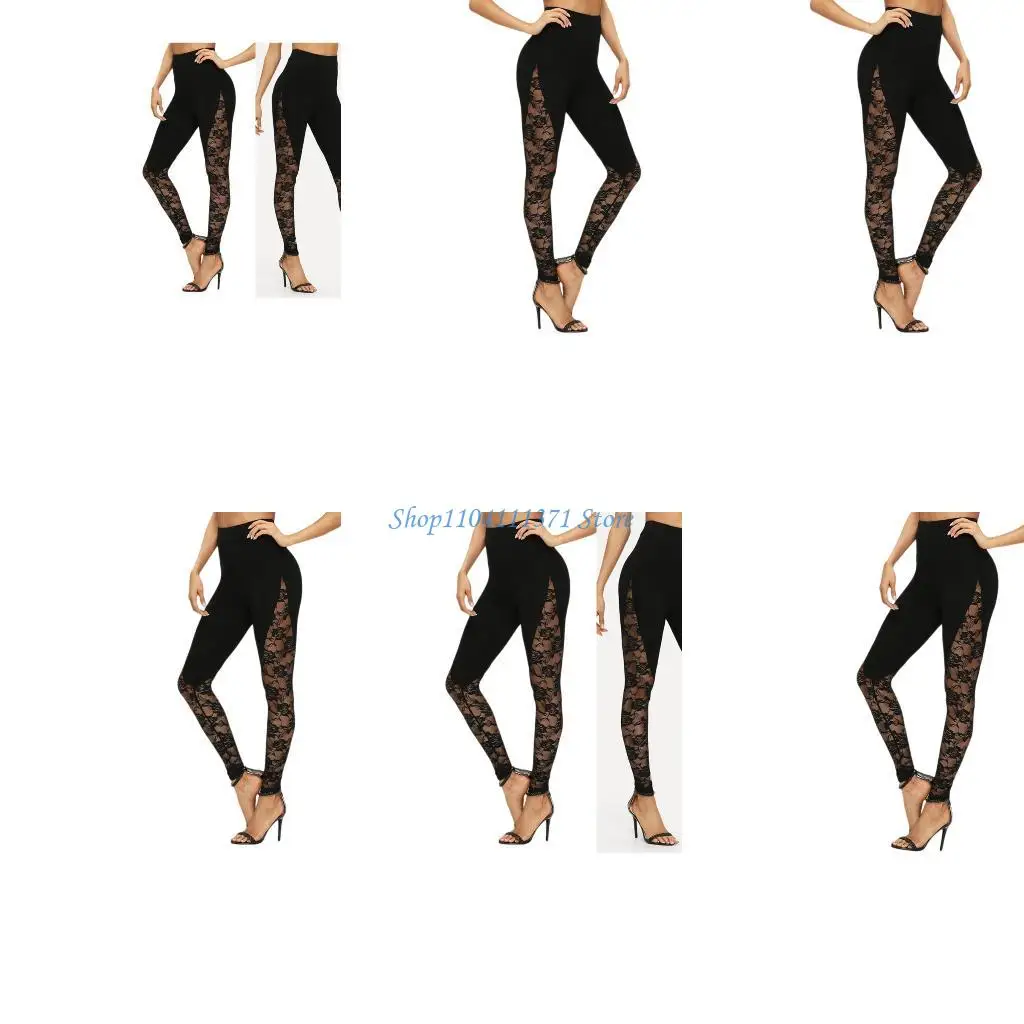 P9FC Women Fitness Leggings Lace Patchwork Side Moisture Wicking Fabric Stretchy Yoga Exercise Skinny Pants Sports Bottoms
P9FC Women Fitness Leggings Lace Patchwork Side Moisture Wicking Fabric Stretchy Yoga Exercise Skinny Pants Sports Bottoms