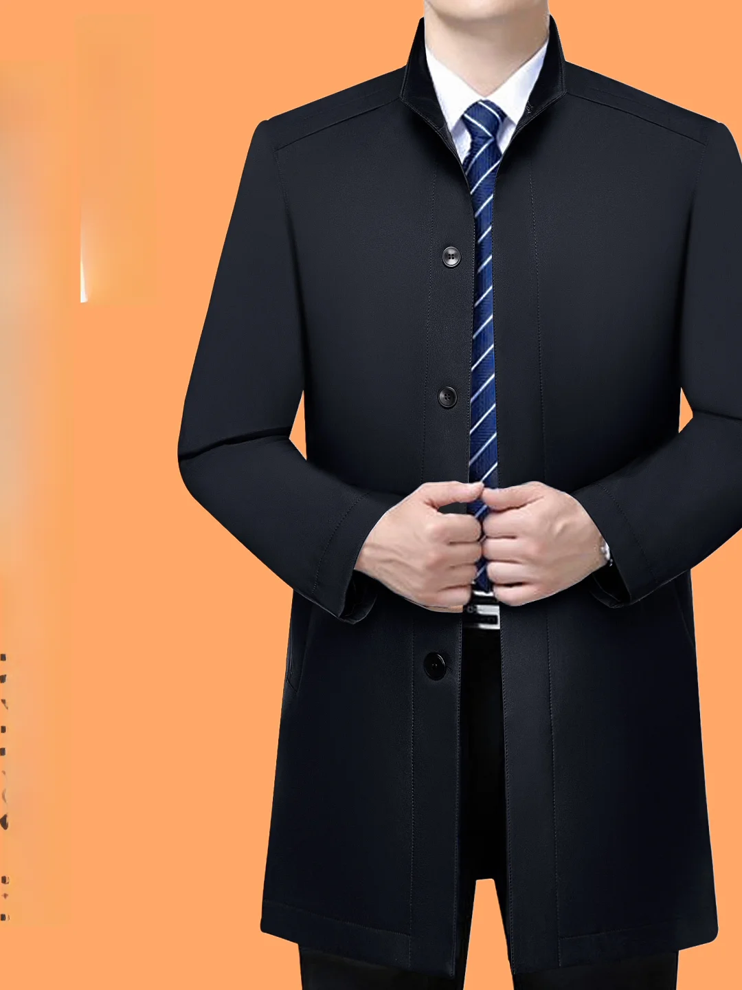 Business Casual Wooden Duck Men's Jacket Stand Collar Administrative Style Spring Autumn High End Dad Clothes Polyester Fiber
Business Casual Wooden Duck Men's Jacket Stand Collar Administrative Style Spring Autumn High End Dad Clothes Polyester Fiber