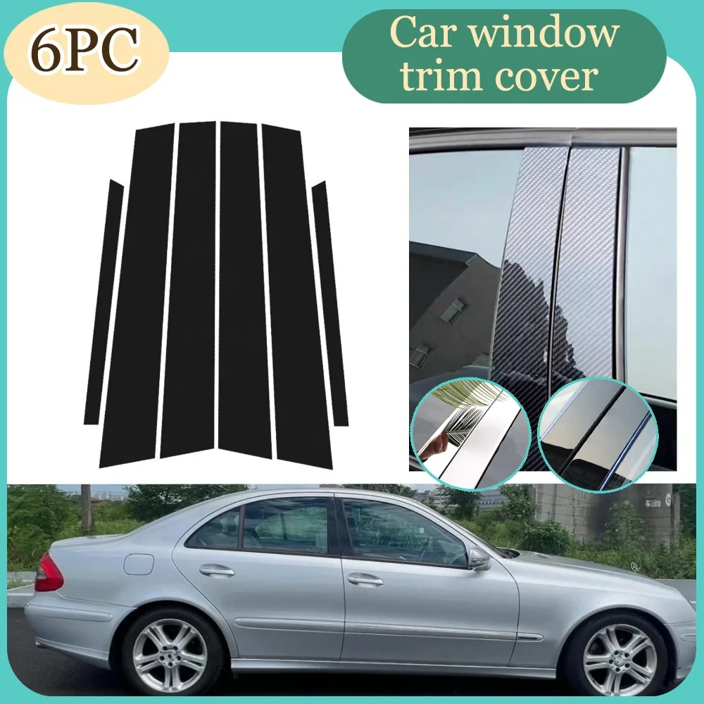 Glossy Black Pillar Post Carbon Fiber Fit For Mercedes Benz E Class W211 S211 2003-2009 Window Door Deal B CCover Sticker
Glossy Black Pillar Post Carbon Fiber Fit For Mercedes Benz E Class W211 S211 2003-2009 Window Door Deal B CCover Sticker