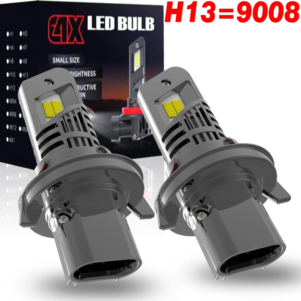 2pcs H13 9008 P26.4t Led Headlight High Low Beam Canbus Light No Adapter Required Car Turbo Diode Bulb White Moto Fog Lamp 12v
2pcs H13 9008 P26.4t Led Headlight High Low Beam Canbus Light No Adapter Required Car Turbo Diode Bulb White Moto Fog Lamp 12v