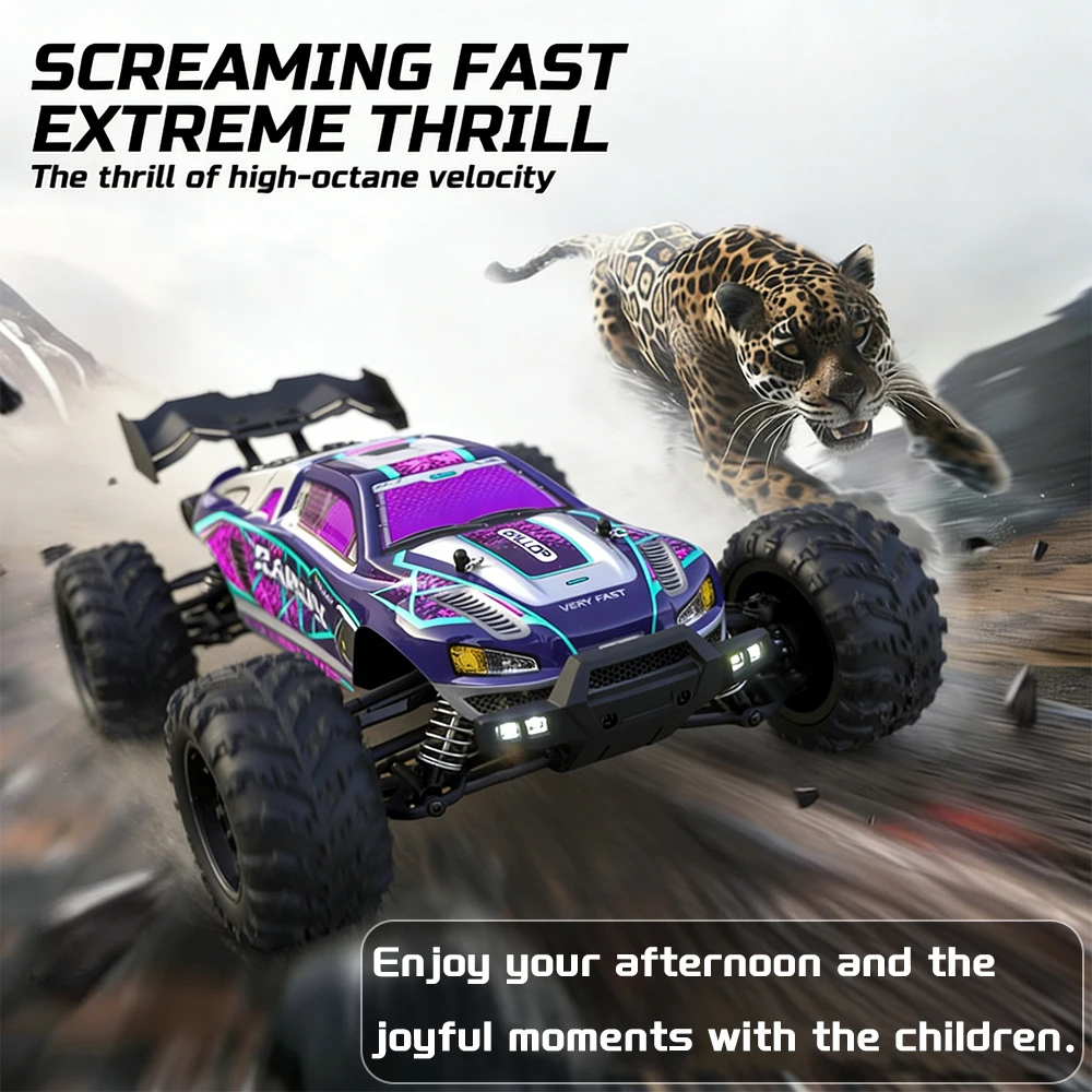 New 16101 RC Car 1/16 4WD High Speed 70KM/H 2.4G Remote Control Offroad Truck All Terrain Climbing Car Toy for Children Boys
New 16101 RC Car 1/16 4WD High Speed 70KM/H 2.4G Remote Control Offroad Truck All Terrain Climbing Car Toy for Children Boys