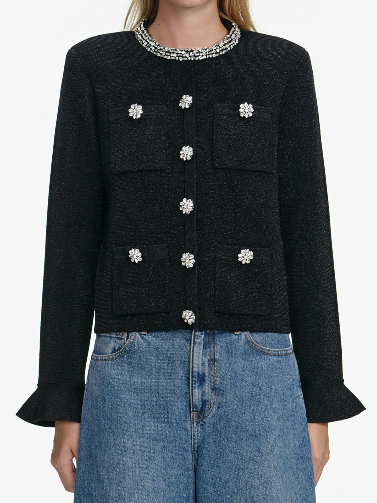 Высококачественный женский вязаный свитер с расклешенными краями и ромбовидными украшениями для поездок на работу, стандартный крой или длина
Высококачественный женский вязаный свитер с расклешенными краями и ромбовидными украшениями для поездок на работу, стандартный крой или длина