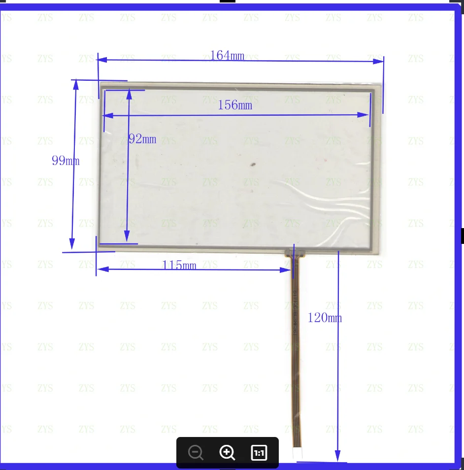 ZhiYuSun NEW 7inch 4 line 164*99 touch screen panel for AT070TN92 164*99mm touch glass this is compatible touchsensor
ZhiYuSun NEW 7inch 4 line 164*99 touch screen panel for AT070TN92 164*99mm touch glass this is compatible touchsensor