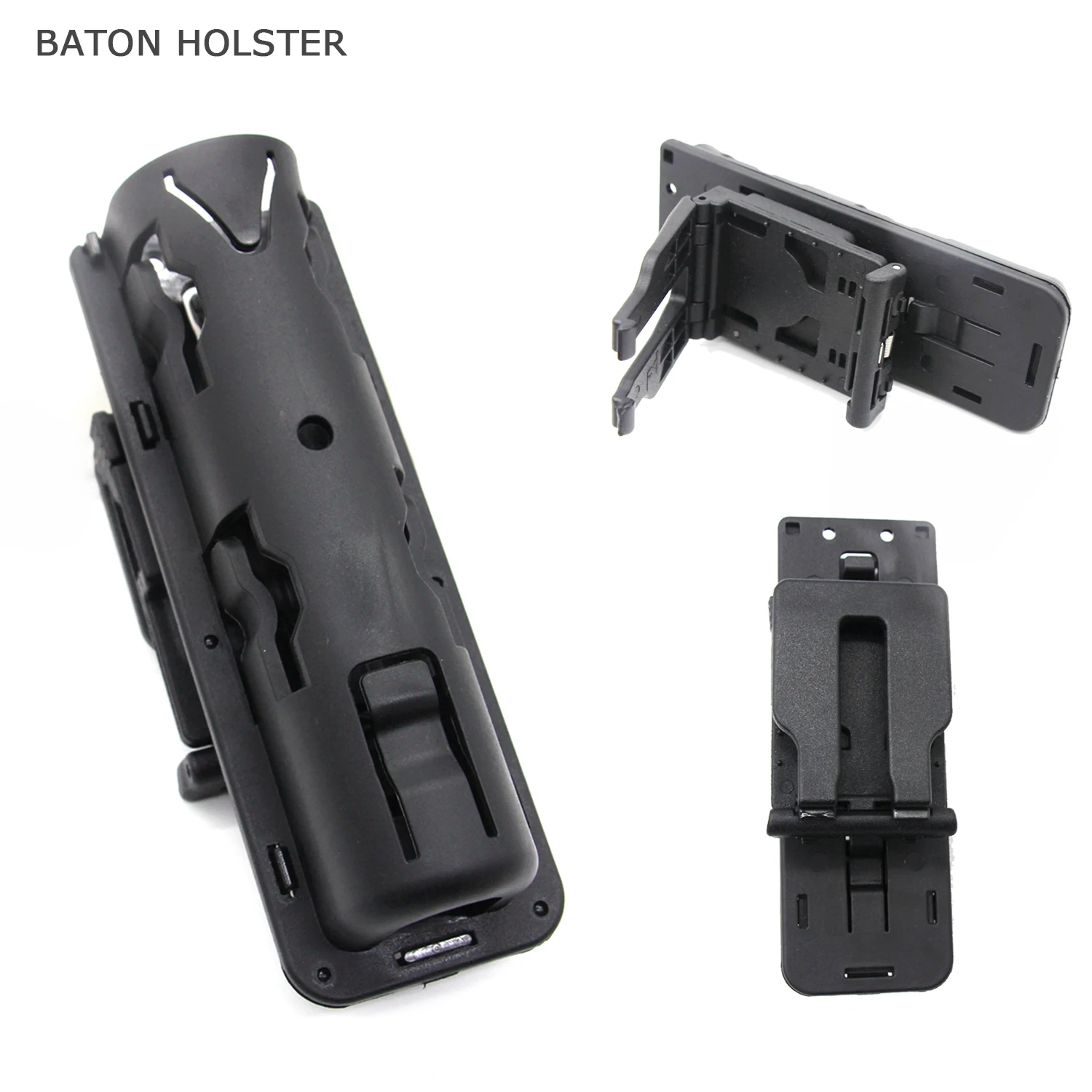 MOLLE Baton Holster 360 Degree Rotation Baton Holder Flashlight Holder Pepper Spray Pouch for Duty Belt Hunting Self Defense
MOLLE Baton Holster 360 Degree Rotation Baton Holder Flashlight Holder Pepper Spray Pouch for Duty Belt Hunting Self Defense