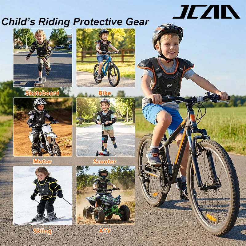 Детский мотоциклетный защитный жилет, защита для мотокросса, жилет-броня для мотоцикла, защита груди и спины, защитное снаряжение для велоспорта
Детский мотоциклетный защитный жилет, защита для мотокросса, жилет-броня для мотоцикла, защита груди и спины, защитное снаряжение для велоспорта