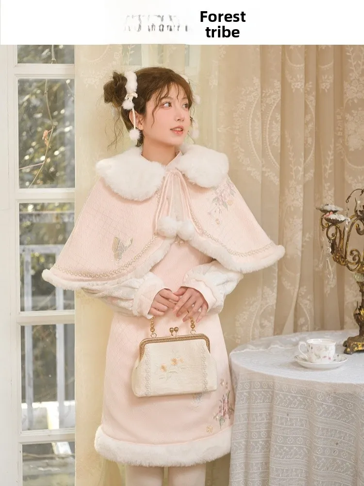 Сладкое розовое модное традиционное китайское пальто Dr Set, оригинальный дизайн ort Sve, вышитая средней высокой талией для W...
Сладкое розовое модное традиционное китайское пальто Dr Set, оригинальный дизайн ort Sve, вышитая средней высокой талией для W...