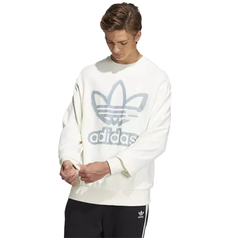 Adidas Originals фитнес-тренировки модная удобная хлопковая спортивная толстовка с круглым вырезом и длинными рукавами для мужчин и женщин Белый
Adidas Originals фитнес-тренировки модная удобная хлопковая спортивная толстовка с круглым вырезом и длинными рукавами для мужчин и женщин Белый