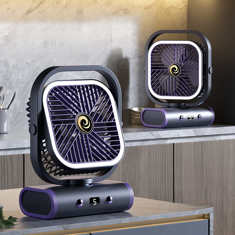 New USB Rechargeable Desktop Fan Quiet Mini Fan Wall Mounted Portable Cooling Fan for Office Bedroom Dorm Use Summer
New USB Rechargeable Desktop Fan Quiet Mini Fan Wall Mounted Portable Cooling Fan for Office Bedroom Dorm Use Summer