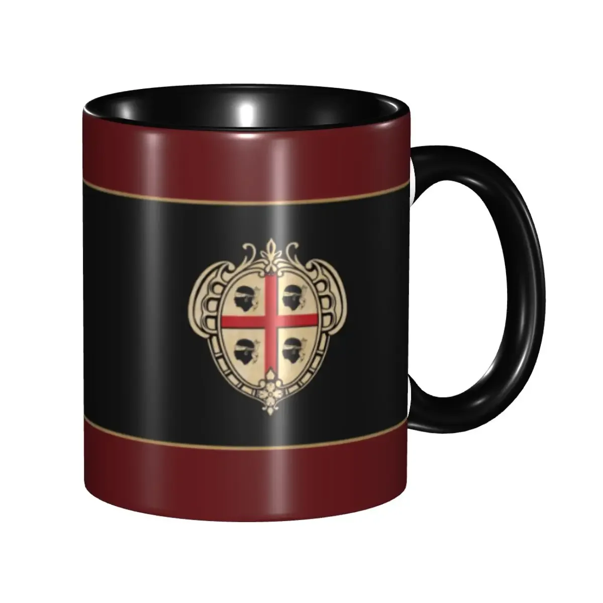 Vintage Sardinia Coat Of Arms Coffee Mug DIY Custom Italy Sardegna Patriotic Ceramic Mug Creative Present
Vintage Sardinia Coat Of Arms Coffee Mug DIY Custom Italy Sardegna Patriotic Ceramic Mug Creative Present
