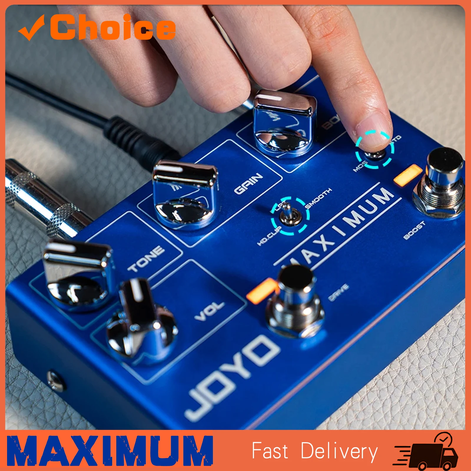R-05 Guitar Effect Pedal MAXIMUM Overdrive Effect Clean Tone without Compression Wild Tone Long Sustain Overdrive Pedal
R-05 Guitar Effect Pedal MAXIMUM Overdrive Effect Clean Tone without Compression Wild Tone Long Sustain Overdrive Pedal