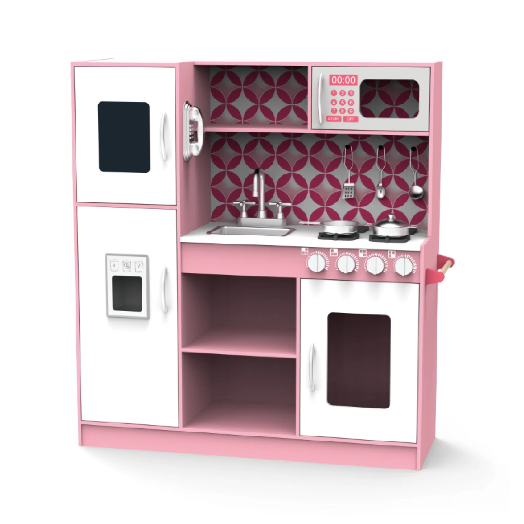 Modern Wooden Multifunctional Induction Cooker Playhouse Kitchen Set 3-Year-Old Unisex Educational Food Toy for Kids
Modern Wooden Multifunctional Induction Cooker Playhouse Kitchen Set 3-Year-Old Unisex Educational Food Toy for Kids