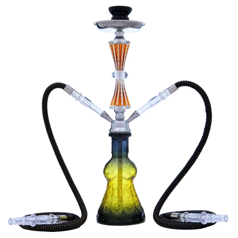 Real factory new double tube Arabic full set of hookah transparent glass hookah pipe smoking set hookah
Real factory new double tube Arabic full set of hookah transparent glass hookah pipe smoking set hookah
