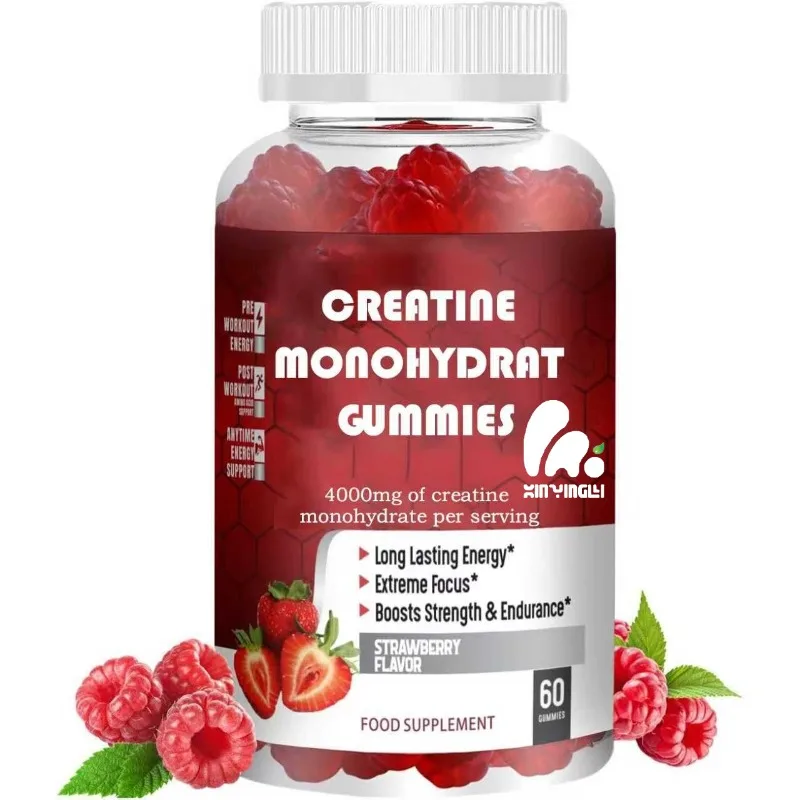 Creatine monohydrate gummies 4000mg male female -60 strawberry flavored creatine chewable gummies
Creatine monohydrate gummies 4000mg male female -60 strawberry flavored creatine chewable gummies
