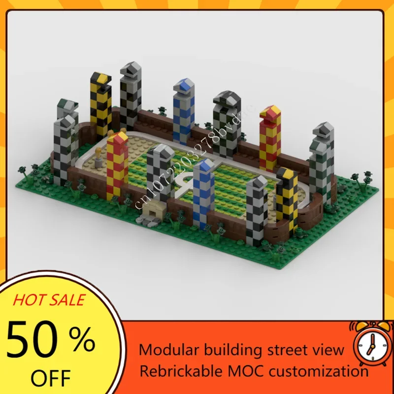 766 шт. модульная MOC Quiddltch Pitch, креативная модель с видом на улицу, строительные блоки, архитектура, сделай сам, образование, сборная модель, игрушка в подарок
766 шт. модульная MOC Quiddltch Pitch, креативная модель с видом на улицу, строительные блоки, архитектура, сделай сам, образование, сборная модель, игрушка в подарок
