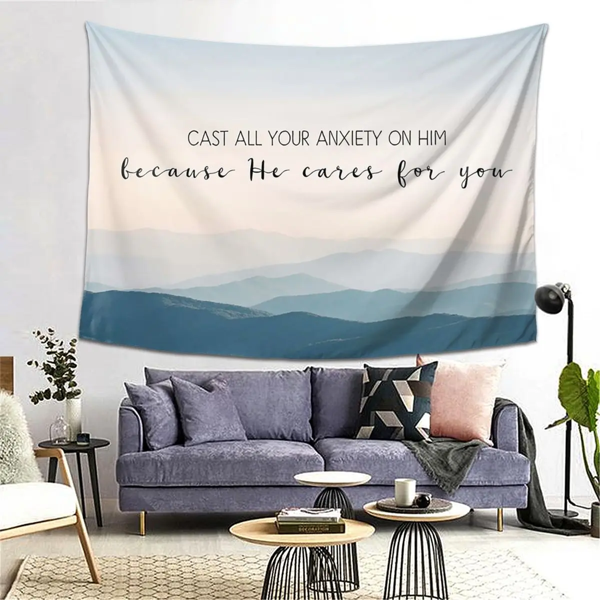 Christian Bible Verse Quote - Anxi Tapestry Decoration Art Aesthetic Tapestries Living Room Bedroom Home Wall Cloth Wall Hanging
Christian Bible Verse Quote - Anxi Tapestry Decoration Art Aesthetic Tapestries Living Room Bedroom Home Wall Cloth Wall Hanging