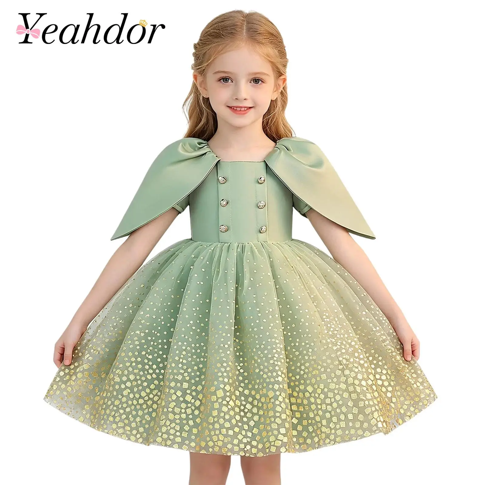 Evening Kids Clothing Girls Elegant Dresses Party Gown with Cape Sequins Wedding Birthday Princess Dress for Pageant Outfits
Evening Kids Clothing Girls Elegant Dresses Party Gown with Cape Sequins Wedding Birthday Princess Dress for Pageant Outfits