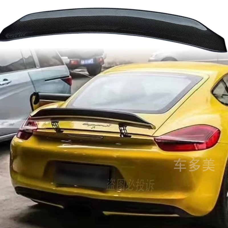 For Porsche 981 Cayman 2012-2016 High quality carbon fiber/FRP trunk spoiler shoe lip wing splitter body kit (hardtop only)
For Porsche 981 Cayman 2012-2016 High quality carbon fiber/FRP trunk spoiler shoe lip wing splitter body kit (hardtop only)