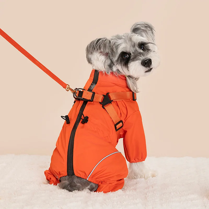 Waterproof Jacket for Small Dogs Dog Raincoat with Harness Adjustable Reflective Dog Rain Overalls Four Legged Raincoat Pet Rain
Waterproof Jacket for Small Dogs Dog Raincoat with Harness Adjustable Reflective Dog Rain Overalls Four Legged Raincoat Pet Rain