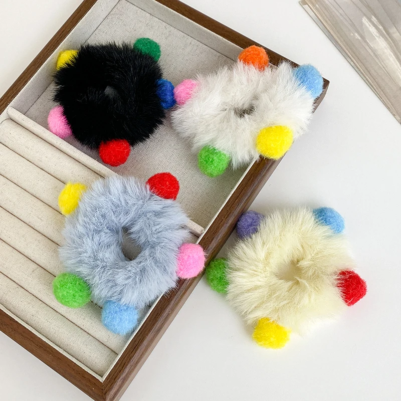 Candy Colored Plush Hair Ring Cute Baby Hair Tie Colorful Hair Ball Children's Headband Fashionable Hair Ring Hair Accessories
Candy Colored Plush Hair Ring Cute Baby Hair Tie Colorful Hair Ball Children's Headband Fashionable Hair Ring Hair Accessories
