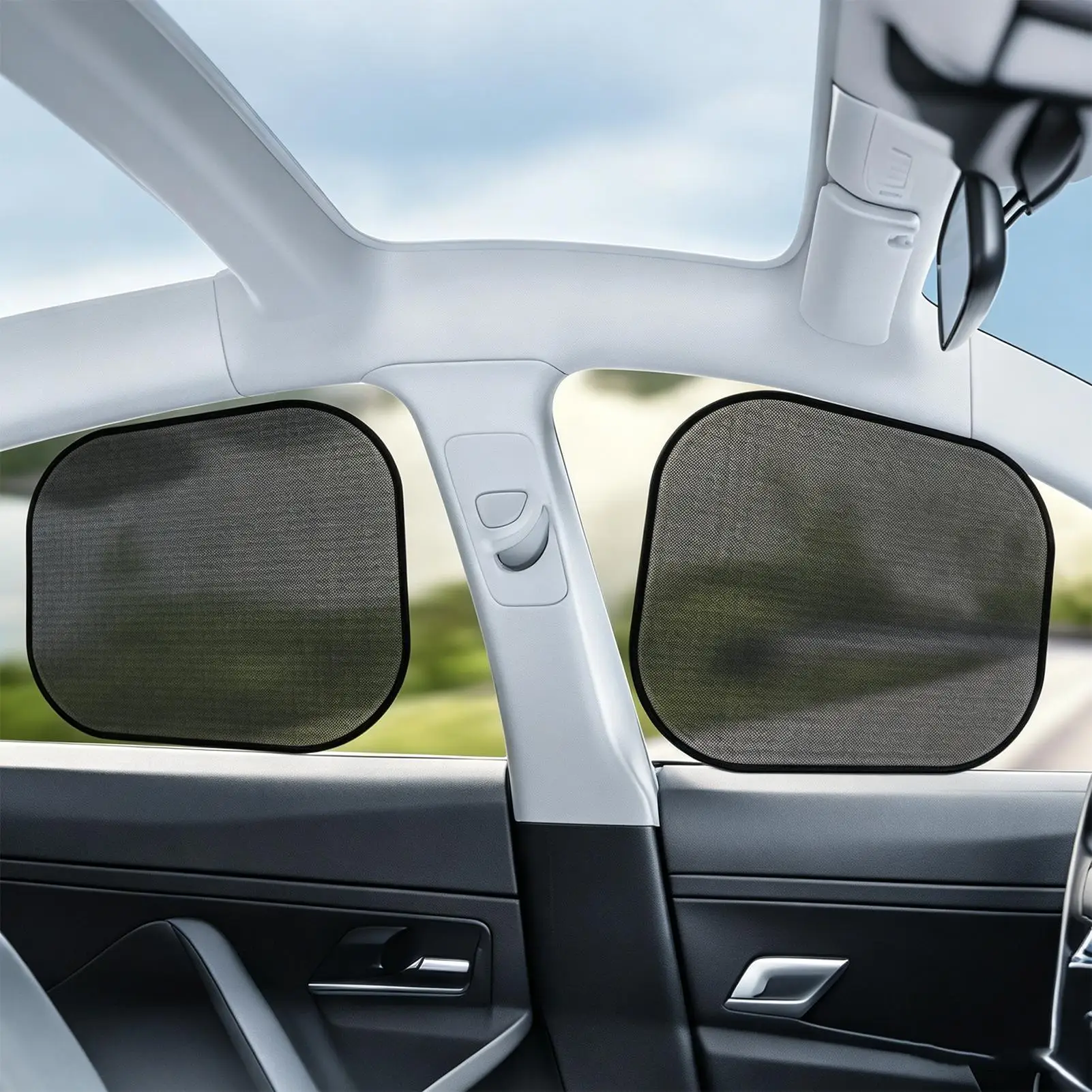 Car Side Window Shades 5 Pieces UV Blocking Mesh Shield Car Window Shade For SUV Side Rear Road Trip Summer Driving Travel
Car Side Window Shades 5 Pieces UV Blocking Mesh Shield Car Window Shade For SUV Side Rear Road Trip Summer Driving Travel