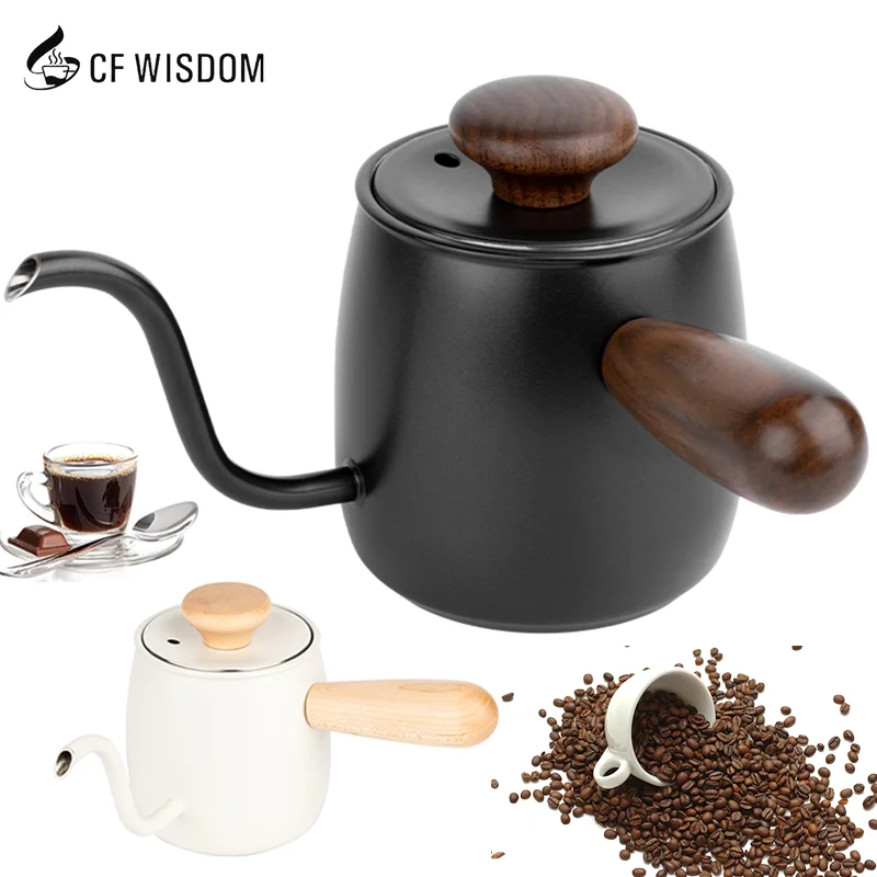 CF WISDOM Stainless Steel Coffee Kettle Mini Small Q Coffee Pot Heatproof Hand Brewing Coffee Pot Perfect for Home Camping Use
CF WISDOM Stainless Steel Coffee Kettle Mini Small Q Coffee Pot Heatproof Hand Brewing Coffee Pot Perfect for Home Camping Use