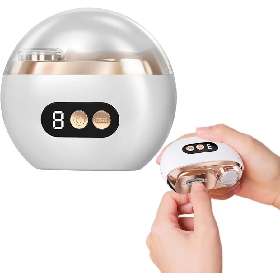 Electric Automatic Nail Clipper Trimmer 3in1 Rechargeable Fingernail Grinder Cutter with Polishing Dust Storage LED Light 3 Spe
Electric Automatic Nail Clipper Trimmer 3in1 Rechargeable Fingernail Grinder Cutter with Polishing Dust Storage LED Light 3 Spe
