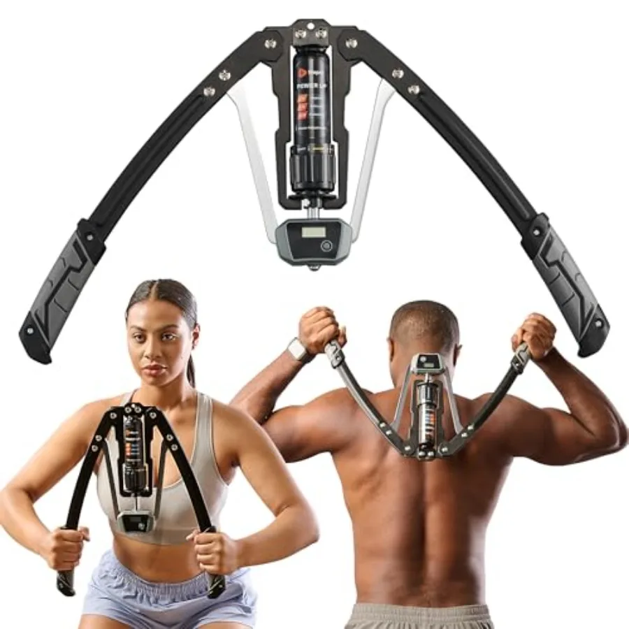 Shforce Hydraulic Power Chest Expander and Arm Twister Trainer Exerciser - Adjustable 22-440lb Resistance Smart Rep Counter - H
Shforce Hydraulic Power Chest Expander and Arm Twister Trainer Exerciser - Adjustable 22-440lb Resistance Smart Rep Counter - H