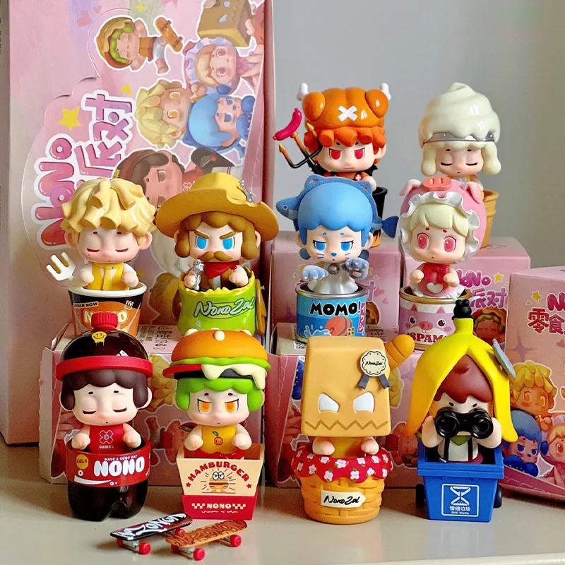 Nono Snack Party Series Blind Box Kawaii Anime Figure Collectible Desktop Ornament Cute Doll Fashion Holiday Birthday Gift
Nono Snack Party Series Blind Box Kawaii Anime Figure Collectible Desktop Ornament Cute Doll Fashion Holiday Birthday Gift