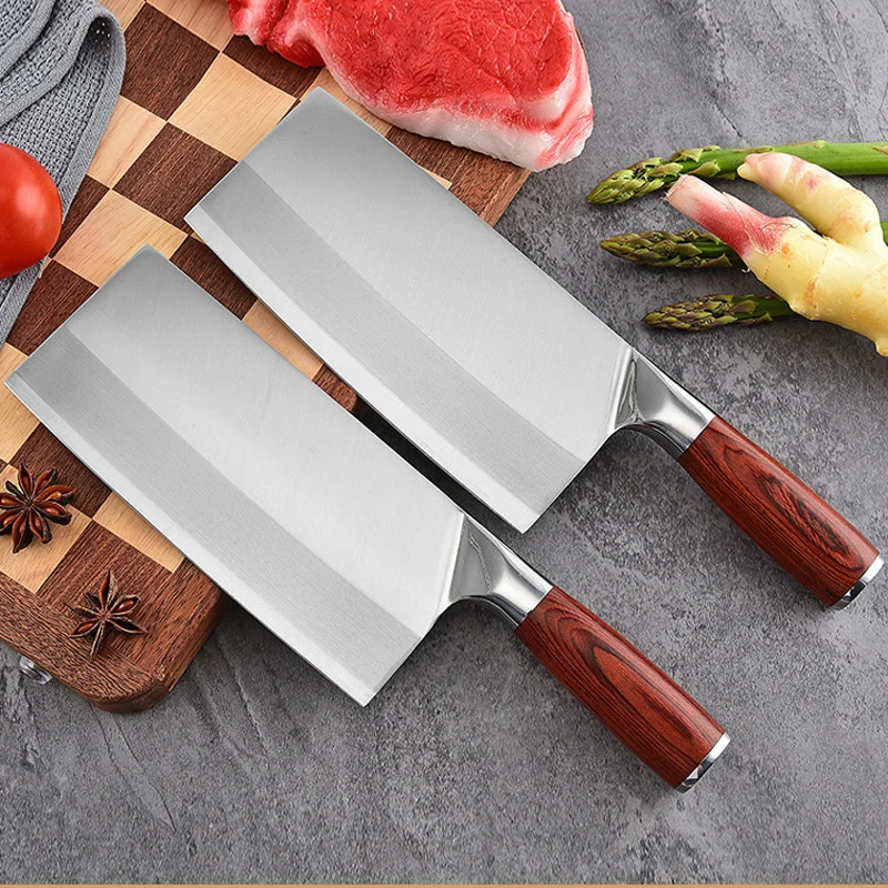 Японский кухонный нож Профессиональный тесак Нож шеф-повара Нож мясника из нержавеющей стали Универсальные ножи для нарезки измельчения мясника
Японский кухонный нож Профессиональный тесак Нож шеф-повара Нож мясника из нержавеющей стали Универсальные ножи для нарезки измельчения мясника